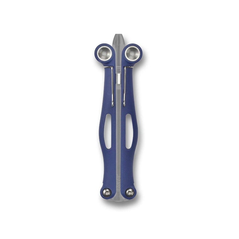Spyderco سبايدركو - قلم عالي الأداء ذو مقبضين بالييو - أزرق داكن/رمادي - YCN102 - Image 2